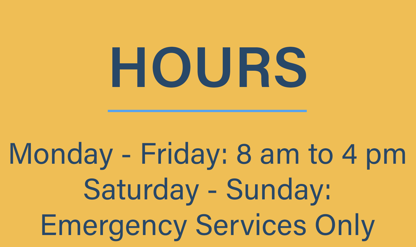 Contact Us Page - Hours