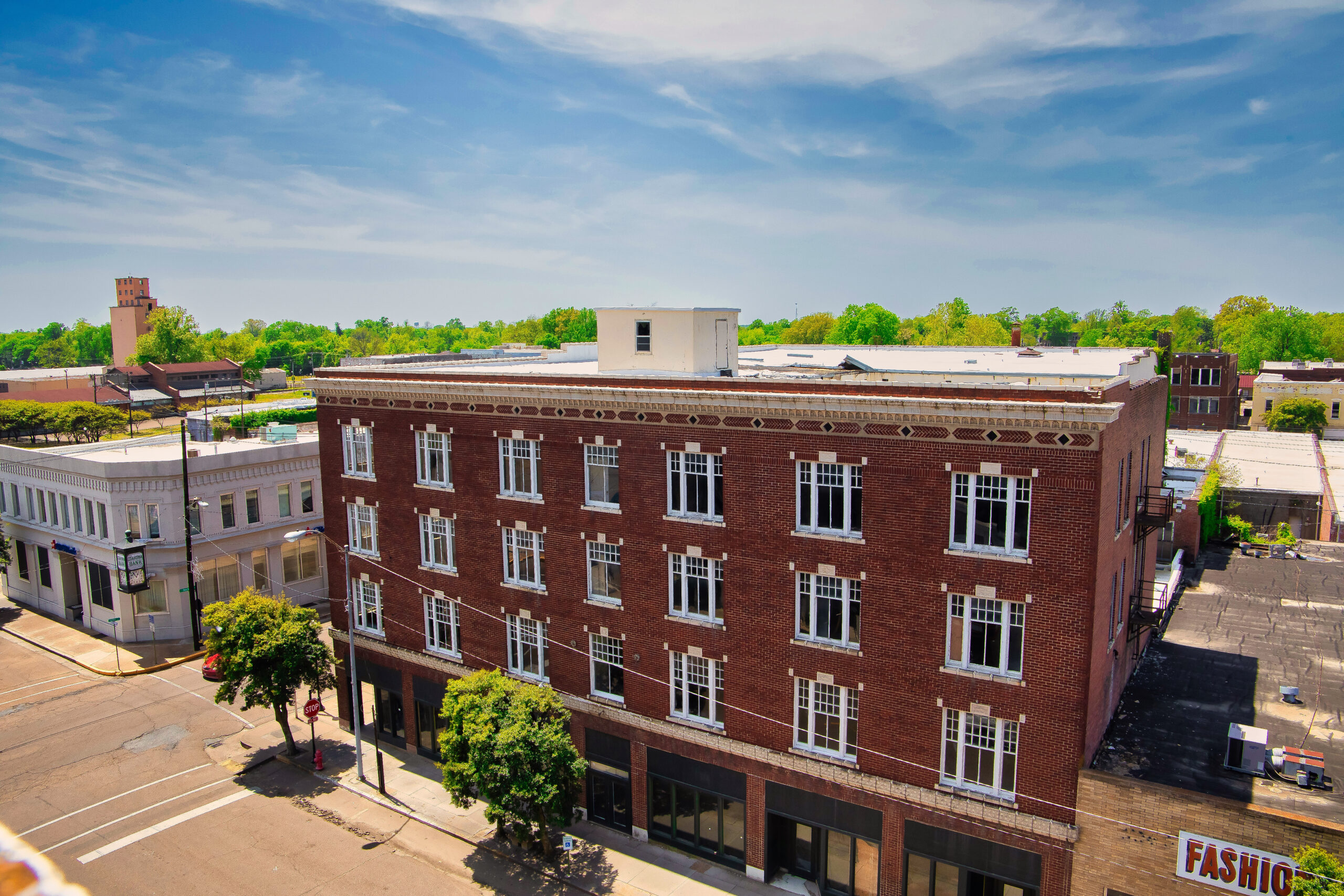 Old buildings in Clarksdale Mississippi