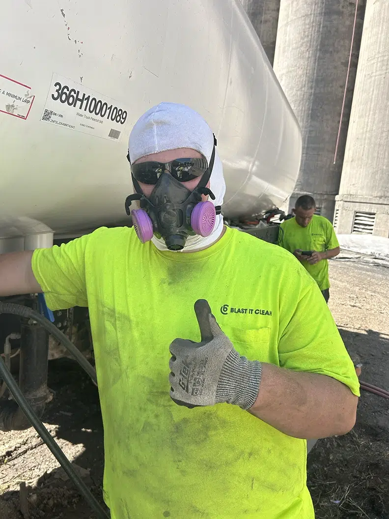 kenny in respirator giving thumbs up kenny in respirator giving thumbs up