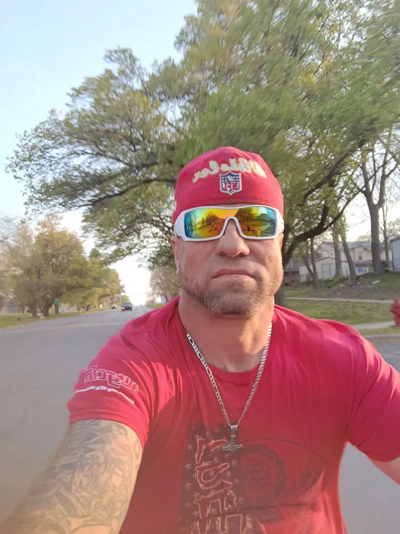 jerry riding on motorcycle