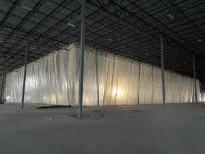 containment in empty warehouse